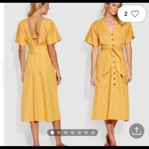 Seafolly linen and cotton blend dress.